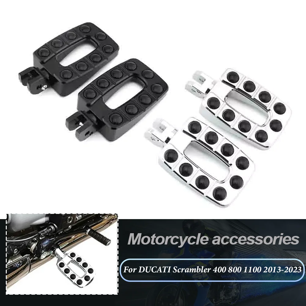 For Ducati Scrambler 800 400 1100 SCRAMBLER 2013- 2020 2021 2022 2023 Motorcycle Front Pegs Pedal Footpegs Footrest Non-slip