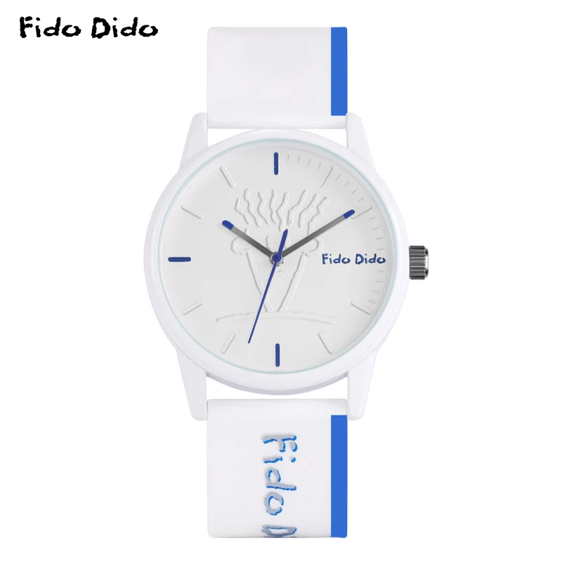 Fido Dido Couple Watch - Silicone Band | 50M Waterproof | Japan Movement | Sports Unisex | FD2310-906