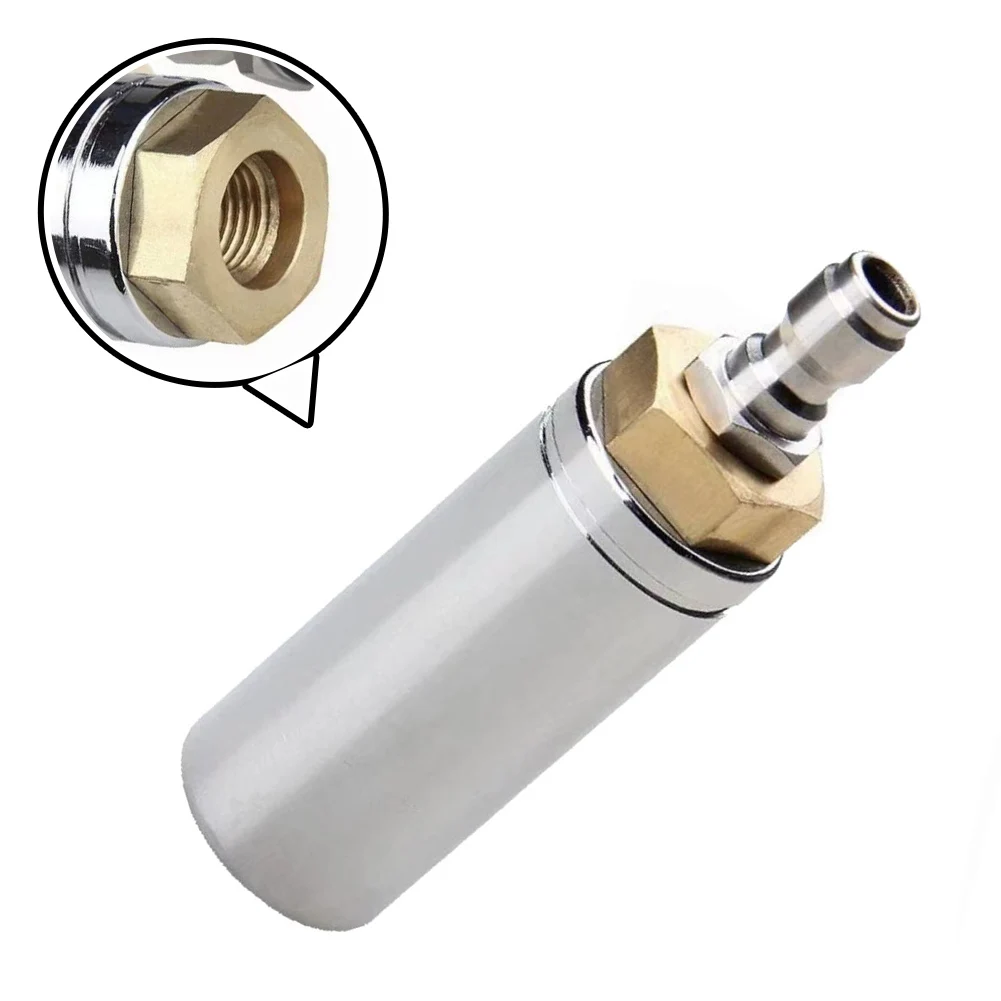 High Pressure Rotating Turbo Spray Tip 5000PSI, Stainless Steel Nozzle With 1/4 Quick Connect For Fast Dirt Removal