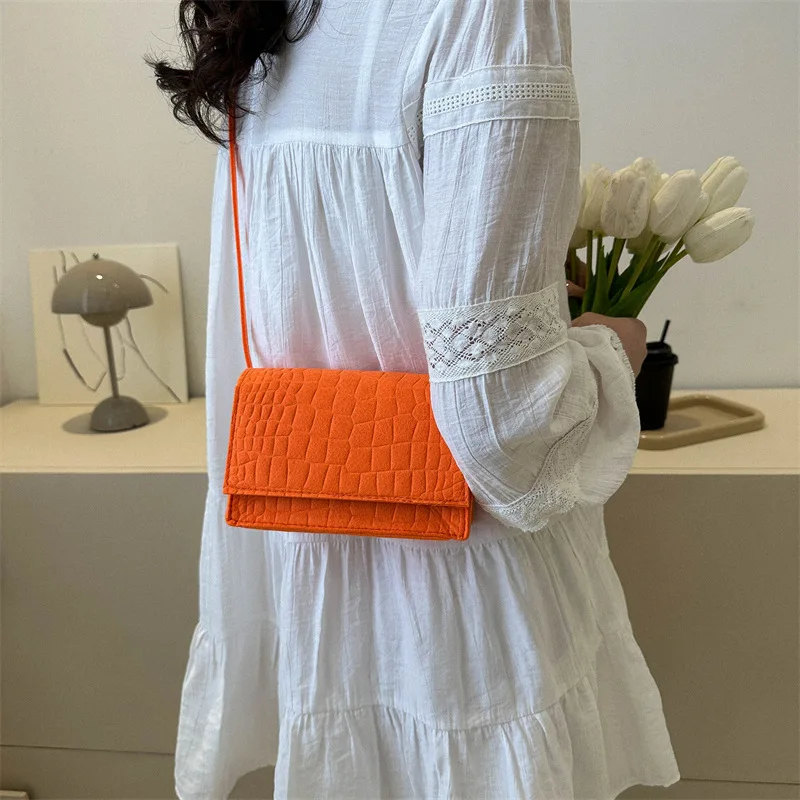 2023 Fashion Women Bags Designer Luxury Square Felt Crossbody Bags Female Totes Shoulder Handbags for Women Messenger Bag