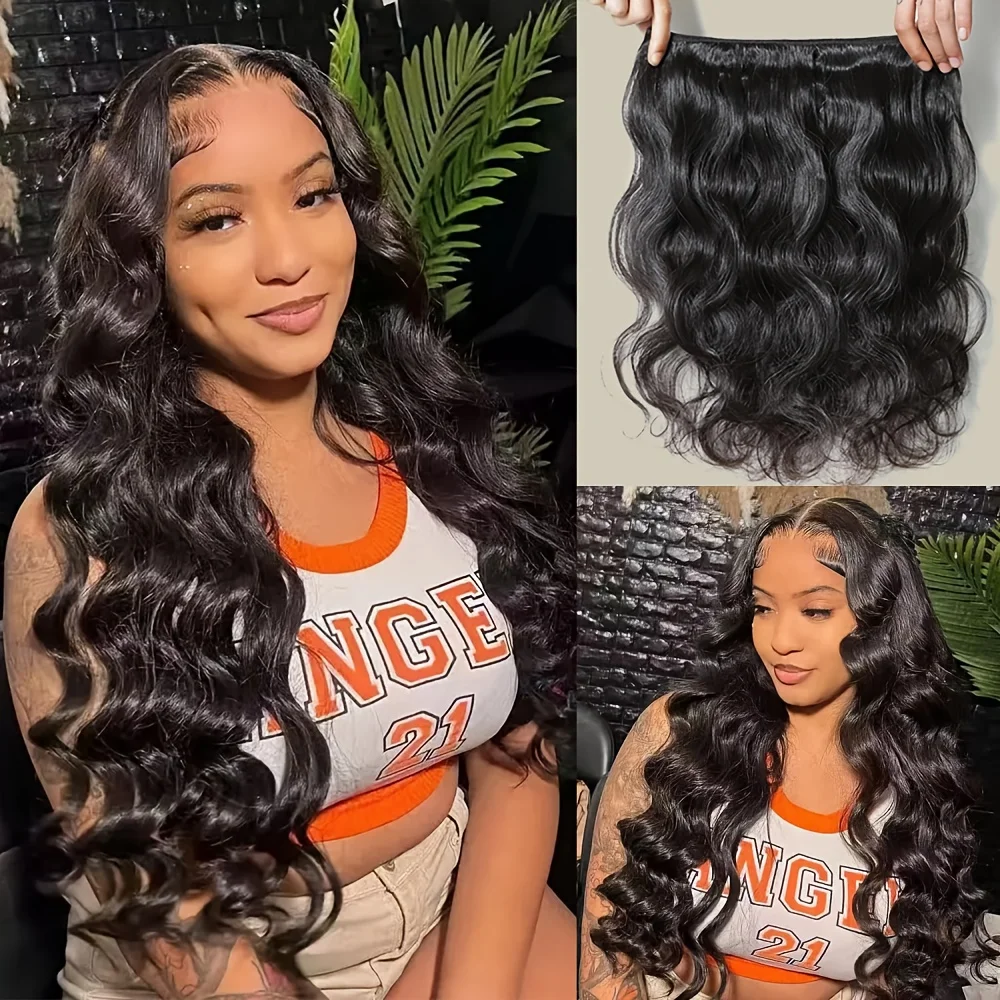 

1 комплект натуральных волос с естественной волной, идеально подходят для повседневного использования и особых случаев, комфортны и придают естественный вид, не требуют особого ухода.