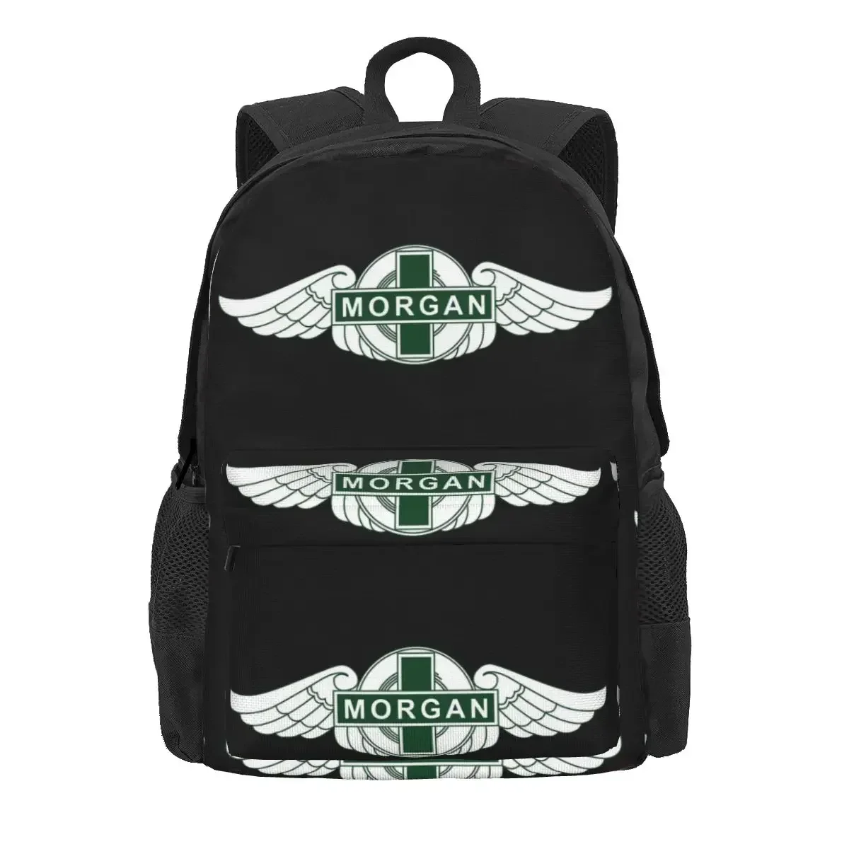 

Morgan Motor Car Company Backpacks Boys Girls Bookbag Students School Bags Cartoon Travel Rucksack Shoulder Bag Large Capacity