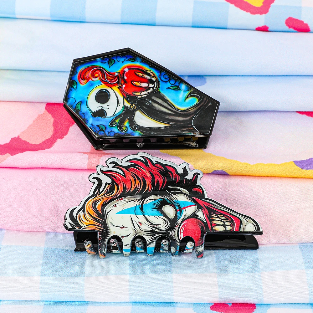 1 шт./2 шт. Коготь для волос с тематикой «Кошмар перед Рождеством Диснея».