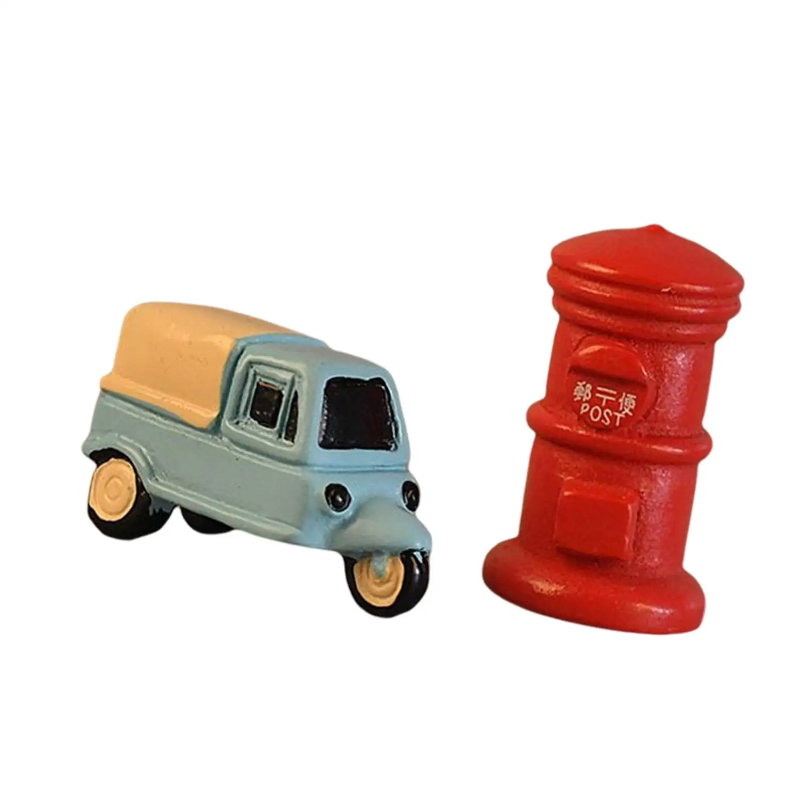 

Миниатюрная фигурка, миниатюрная почтовая коробка для кукольного домика, Коллекционная модель для