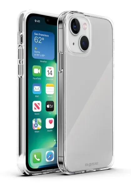 Crystal Clear Protective Shell For iPhone 13 6.1 Inch With Scratch Resistant Surface Shock Absorbing Corners Ultra Slim Profile