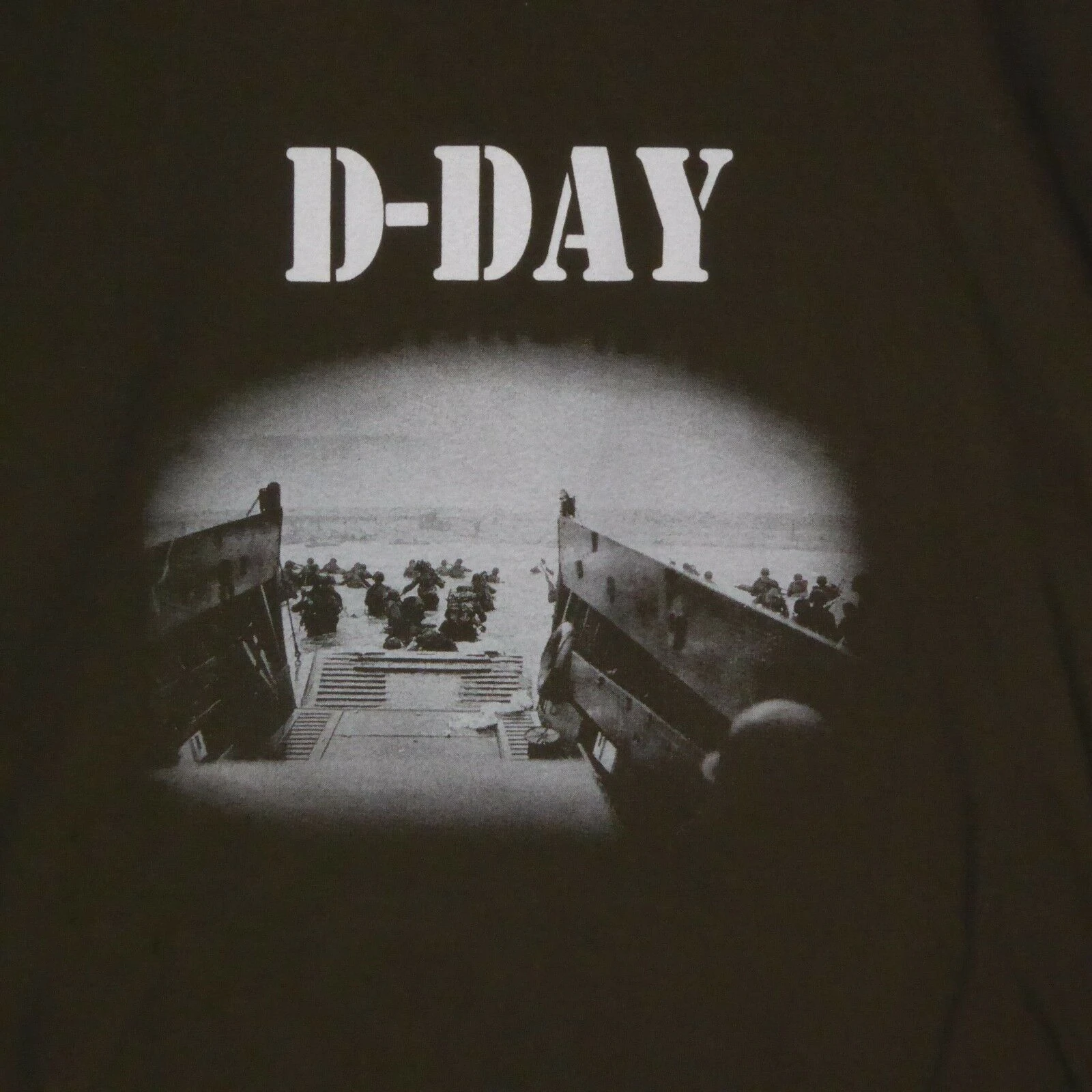 D-Day Invasion of Normandy 6-6-1944 Army Green T-SHIRT Premium Cotton Short Sleeve O-Neck Mens T Shirt New S-3XL