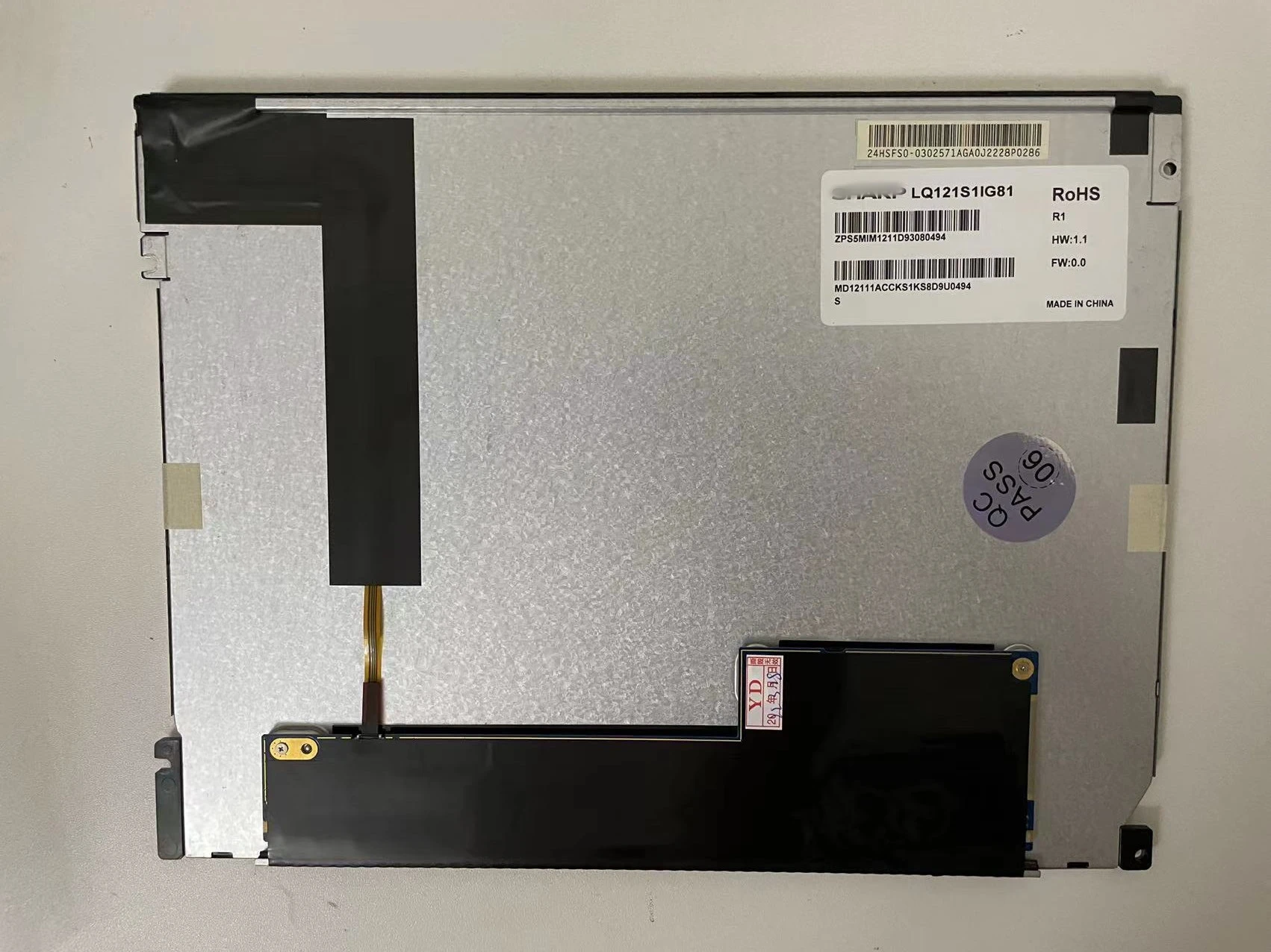 

New Original 12.1inch Industrial LCD Panel LQ121S1IG81