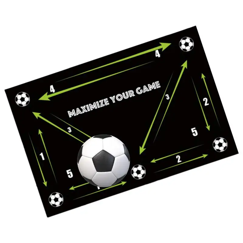 어린이 성인용 접이식 드리블 훈련 매트, 내구성 있는 실내 축구 훈련 장비, 40x60cm