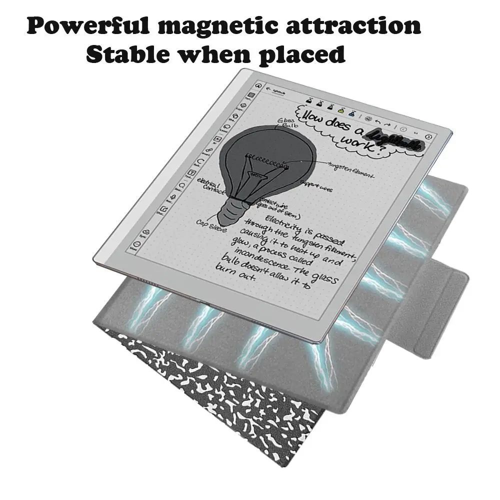 Auto Sleep/Wake Magnetic Case Anti-fall Shockproof Tablet Protective Cover Colorful for BOOX Tablet Go 10.3 Gen II /Gen II Lumi