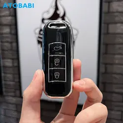 TPU Car Key Cover For GAC Trumpchi GS3 GA3 GA4 GS4 GS5 GA5 GA6 Smart Keyless Remote Control Fobs Protector Case Auto Accessories