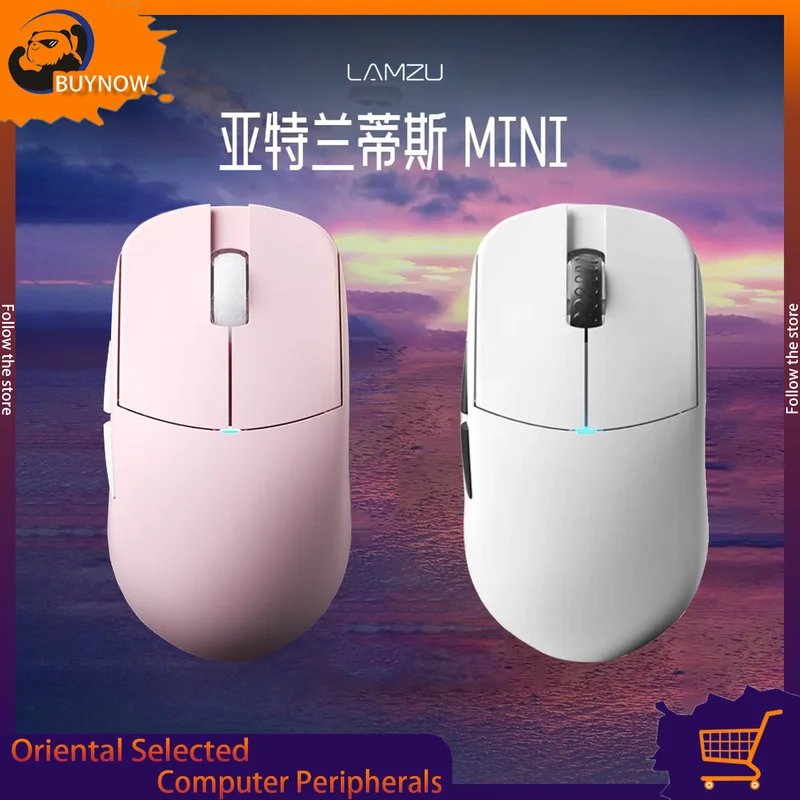 Lamzu MAYA Series Atlantis Mini MAYA X Gaming Mouse Lightweight Wireless Mouse gaming PAW3950 Ergonomics PC gift in stock laptop