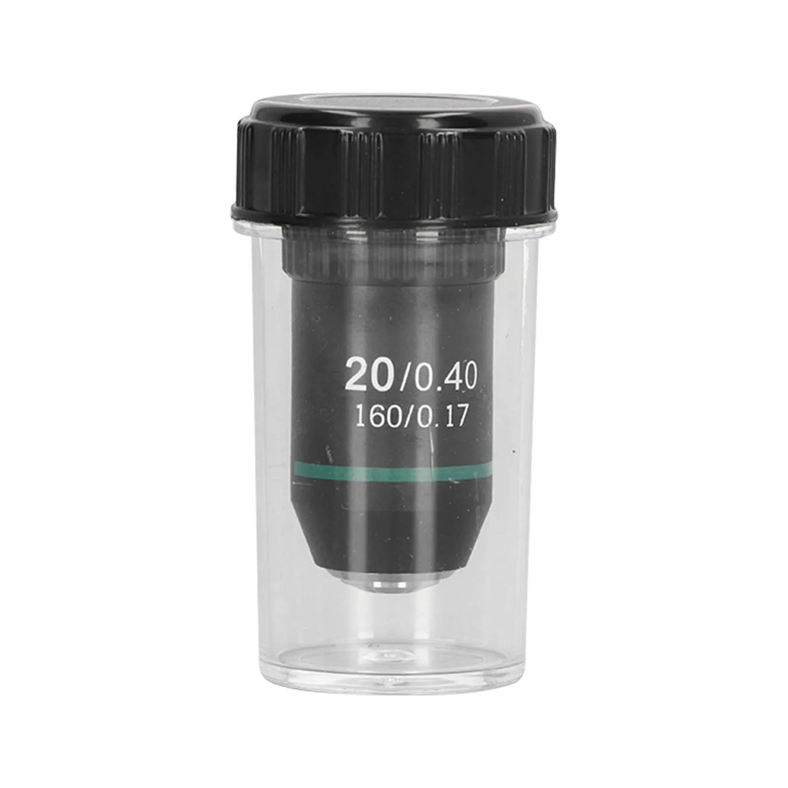 عدسة المجهر الهدف اللوني النحاس مطلي 20X المجهر الهدف عدسة واجهة 20.2 مللي متر مجهر لوني Ob