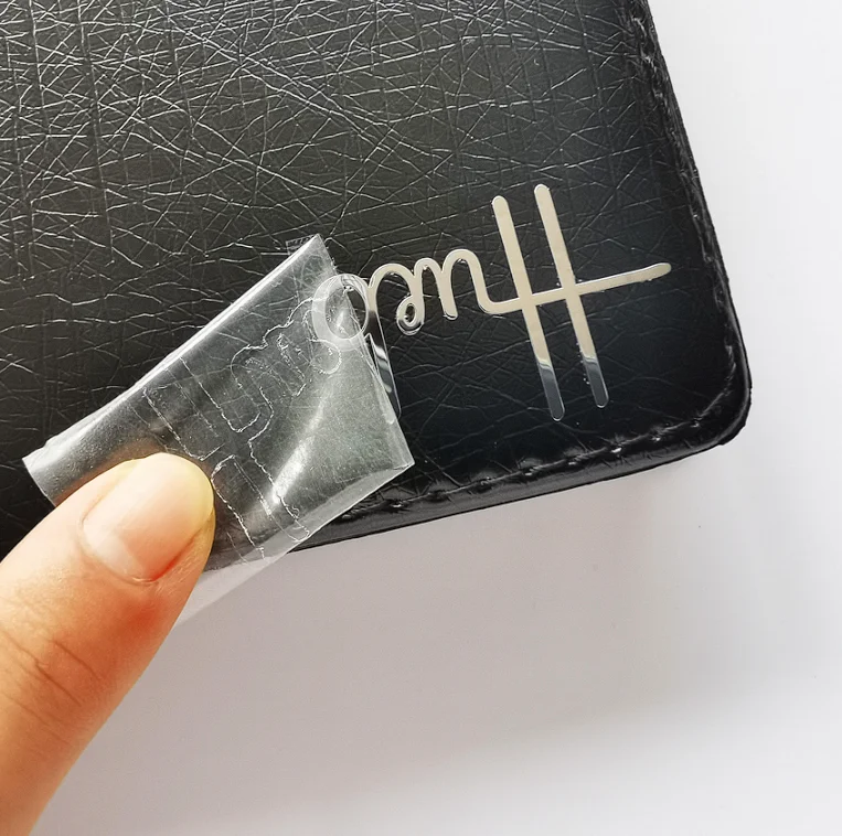 50 Stuks Custom Zelfklevende Metalen Letter Label, Dunne Elektroformed Goud 3d Logo Overdracht, Reliëf Sticker, Metalen Sticker