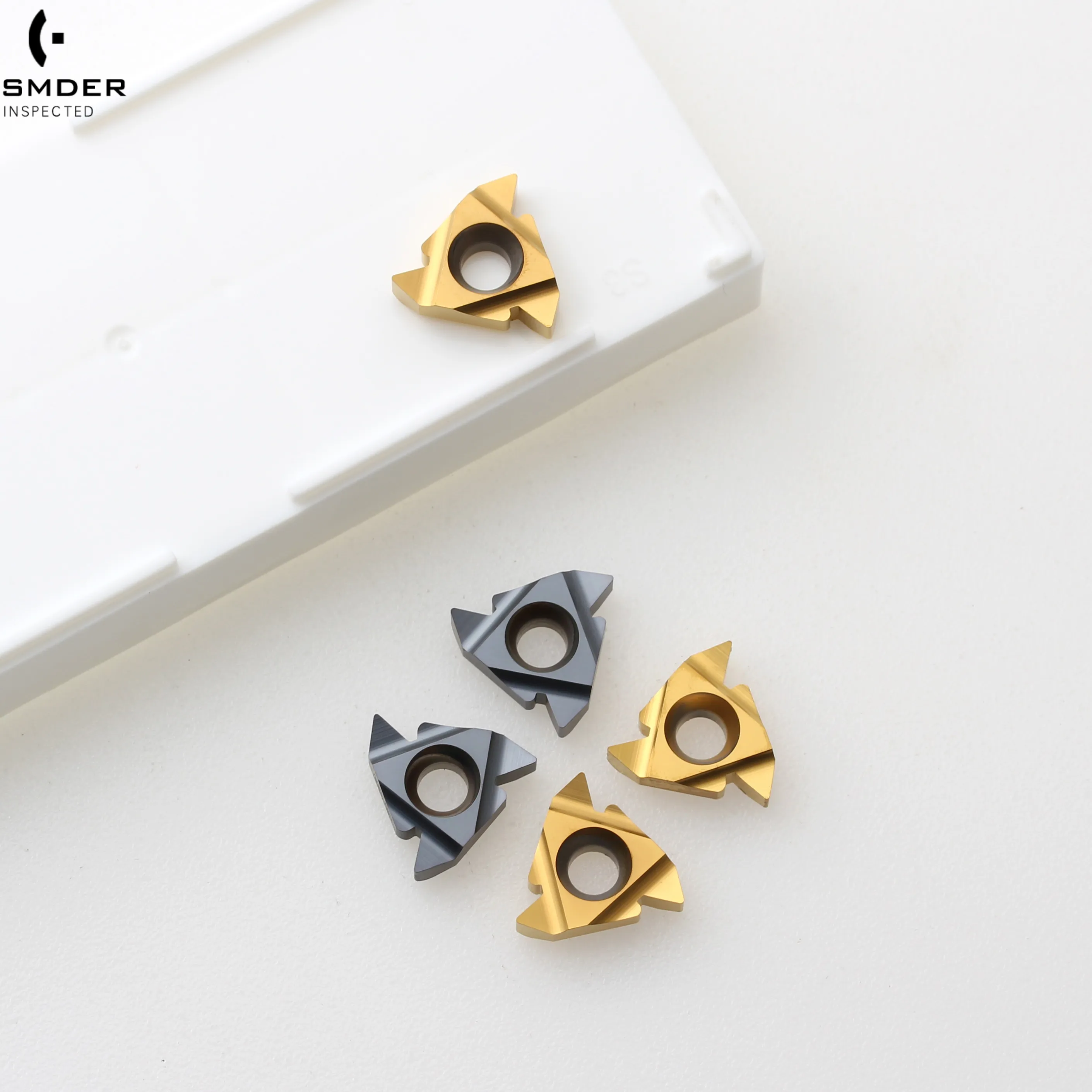 10PCS 06IR 08IR A60 1.5ISO EM10 CNC Threaded Carbide Inserts Lathe Threading Blade Tool