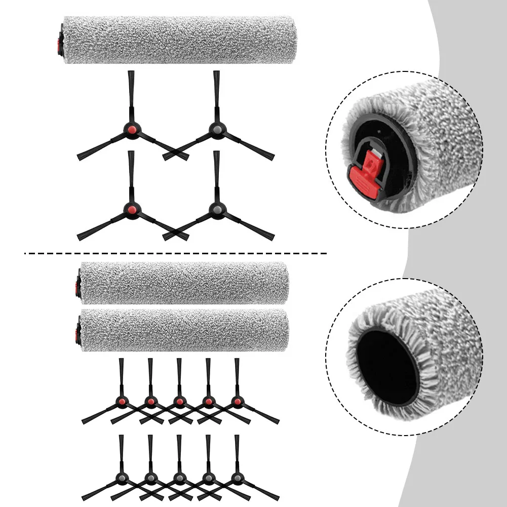 

1 Set Main Brush Side Brushes Kit For Eufy For Omni E25/E28 Robot Vacuum Cleaner Replacement Parts Main Roller Brush Side Brush