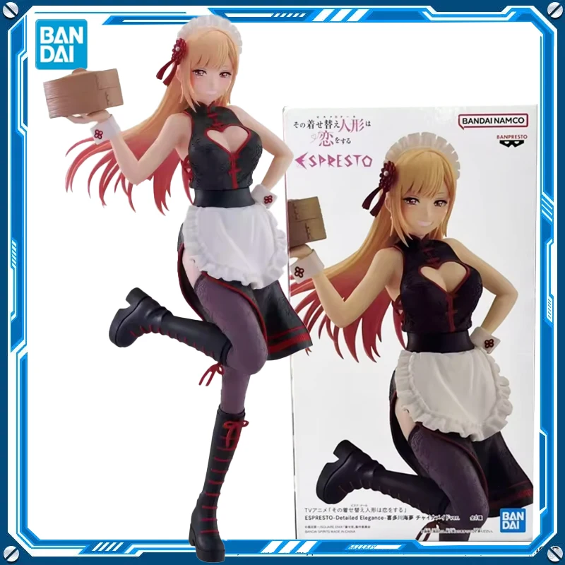 

BANDAI Original My Dress-Up Darling ESPRESTO-Detailed Elegance Фигурка Inui Sajuna Китайский стиль Костюм горничной Игрушка из ПВХ в подарок