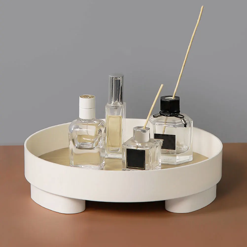 

Nordic Style Tray Desktop Storage Organizer For Cosmetics Jewelry Snacks Sundries Serving Plate Home Use Decorative Container