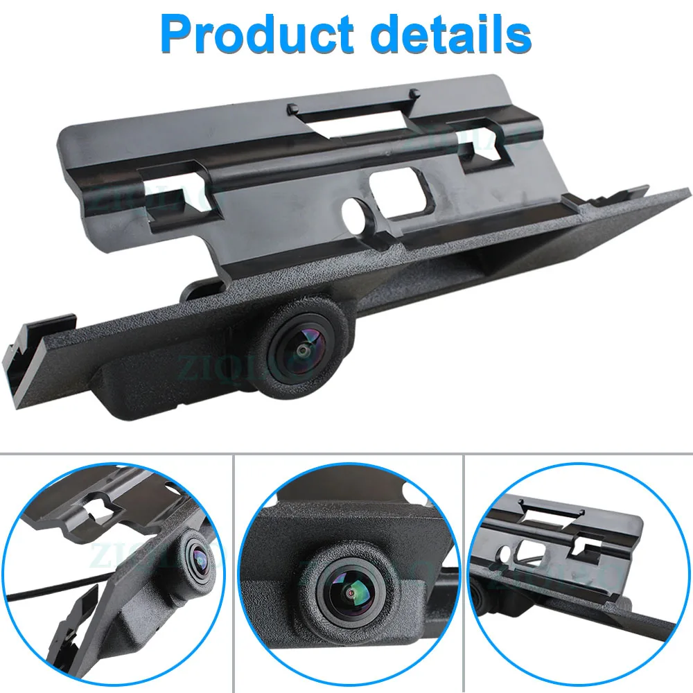 ZIQIAO for Ford Fusion 2 MK2 2013-2019 Mondeo 2017 2018 2019 2020 Original Trunk Handle HD Fisheye Lens Rear View Camera LS307