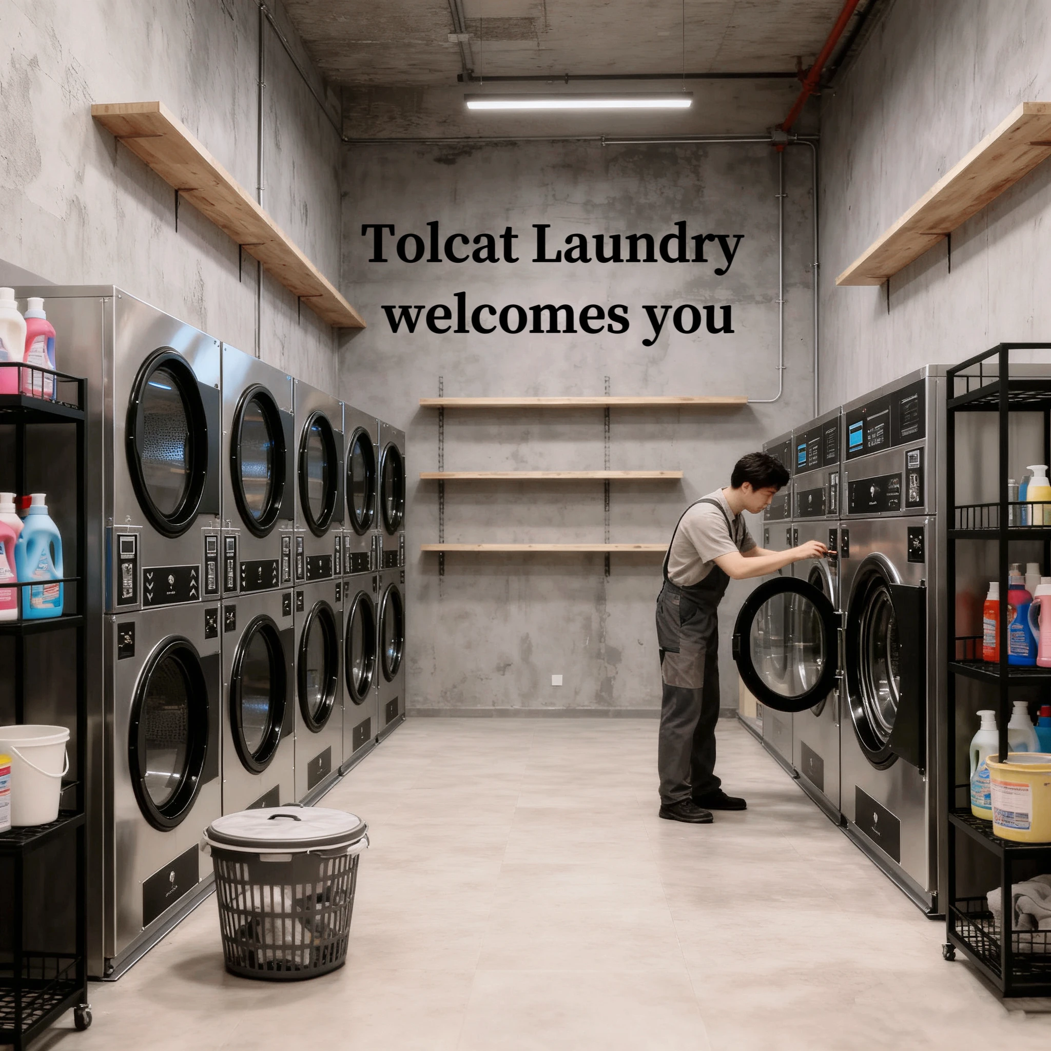 Saving Space Large Capacity Commercial Laundry Equipment Washer Dryer All in One Stack Washer Dryer for Laundromat/hotel
