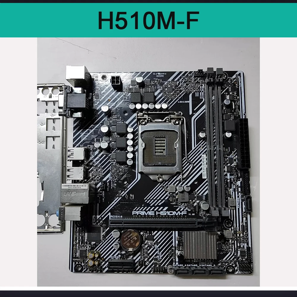 

PRIME H510M-F для Asus H510 LGA 1200 micro ATX системная плата PCIe 4,0 USB 3,2 SATA 6 Гбит/с