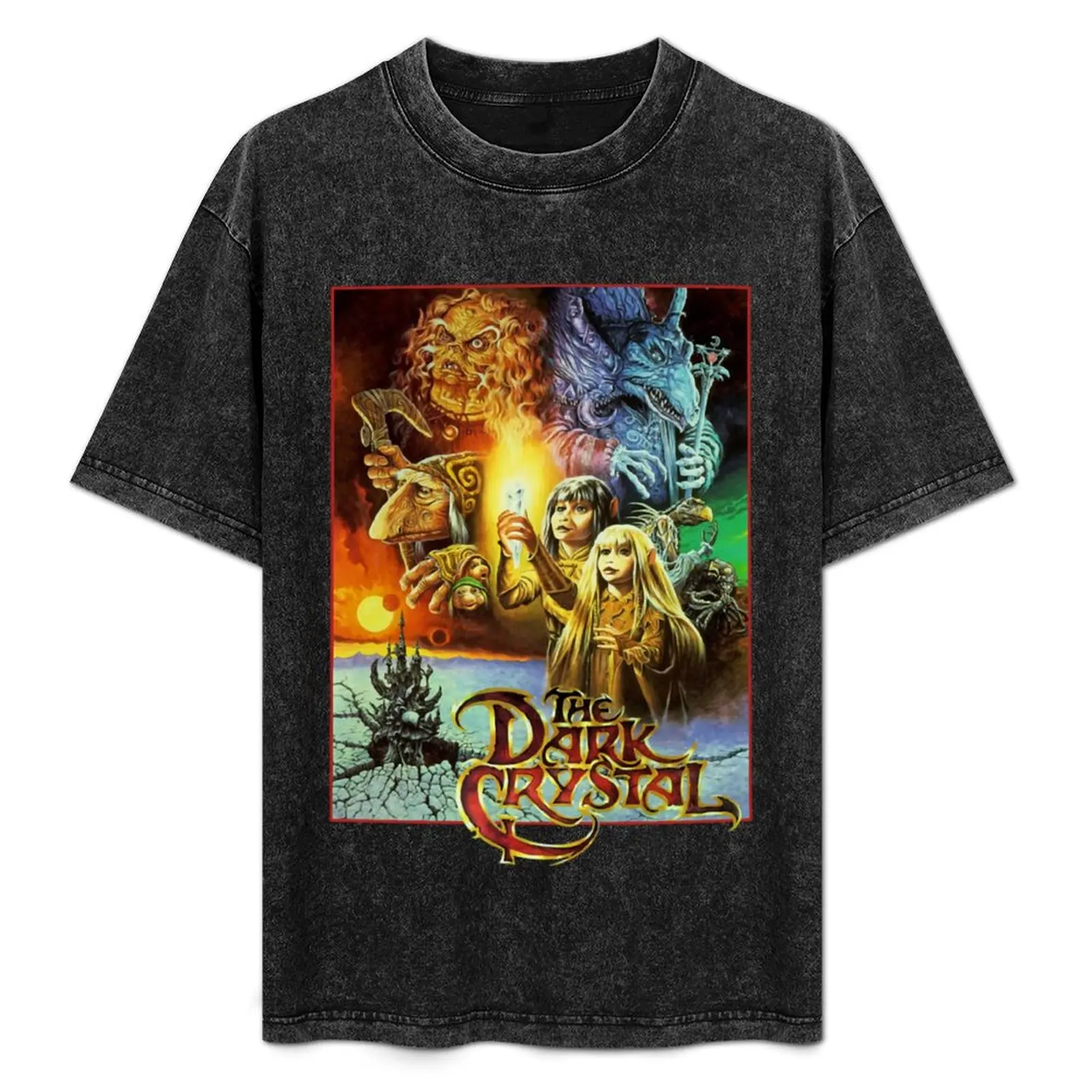 

Dark movie Crystal [1982] BK (4) T-Shirt Simple Graphic Design T-Shirt