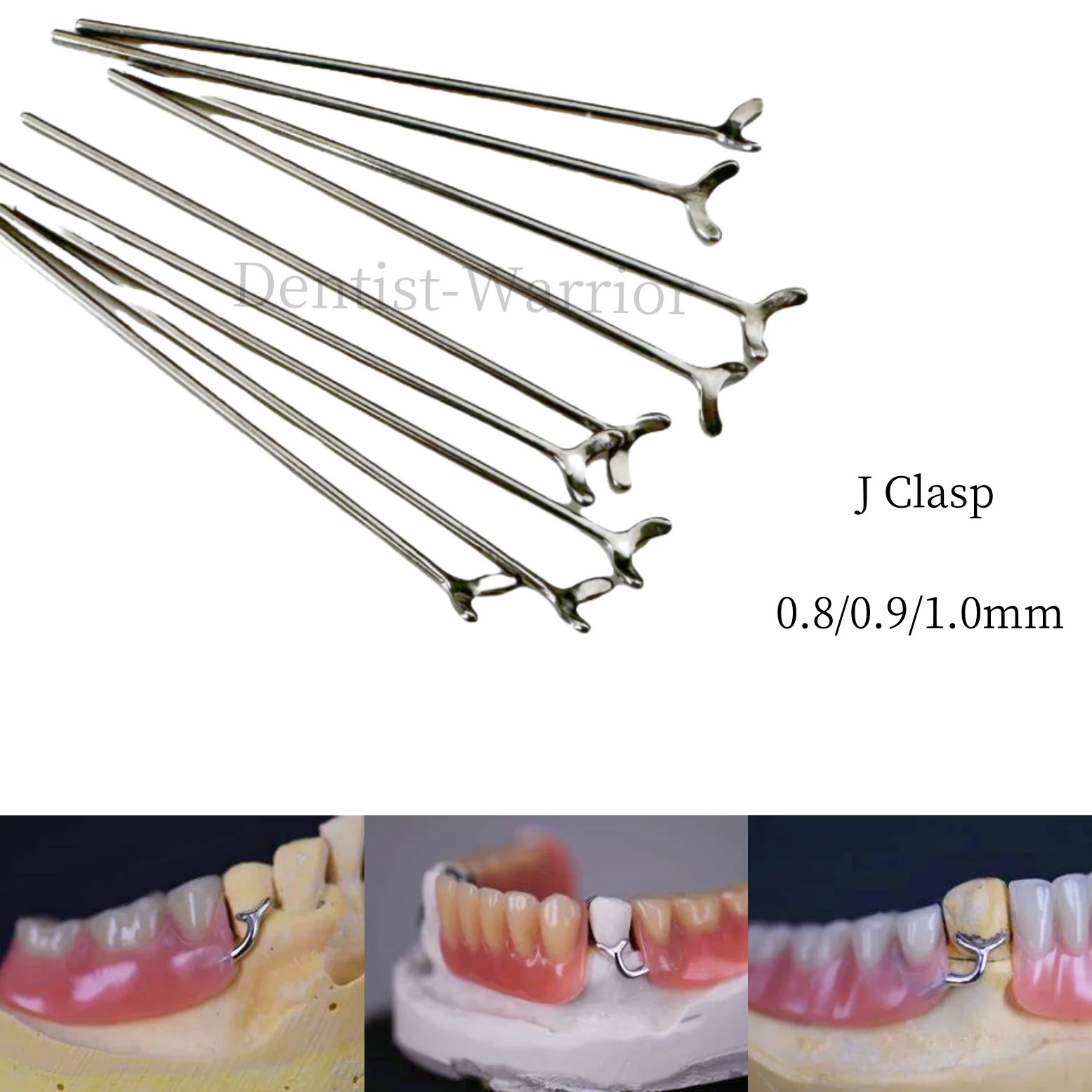 Dental J Clasp Ball Retainer Orthodontic Oblique Bar Y-Type ScheuTeeth Position Hold 0.8/0.9/1.0mm  ﻿