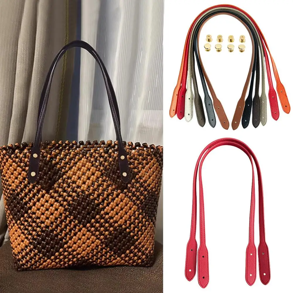 

Small Handbag Belt Useful Accessories Colorful Strap Bag Rivet Bag Strap Litchi Pattern Decor Colorful Supplies Cute Case Belt