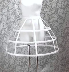 Satin Hollow Three-Layer Birdcage Fishbone Crinoline Cosplay Violence Lolita New Crinoline