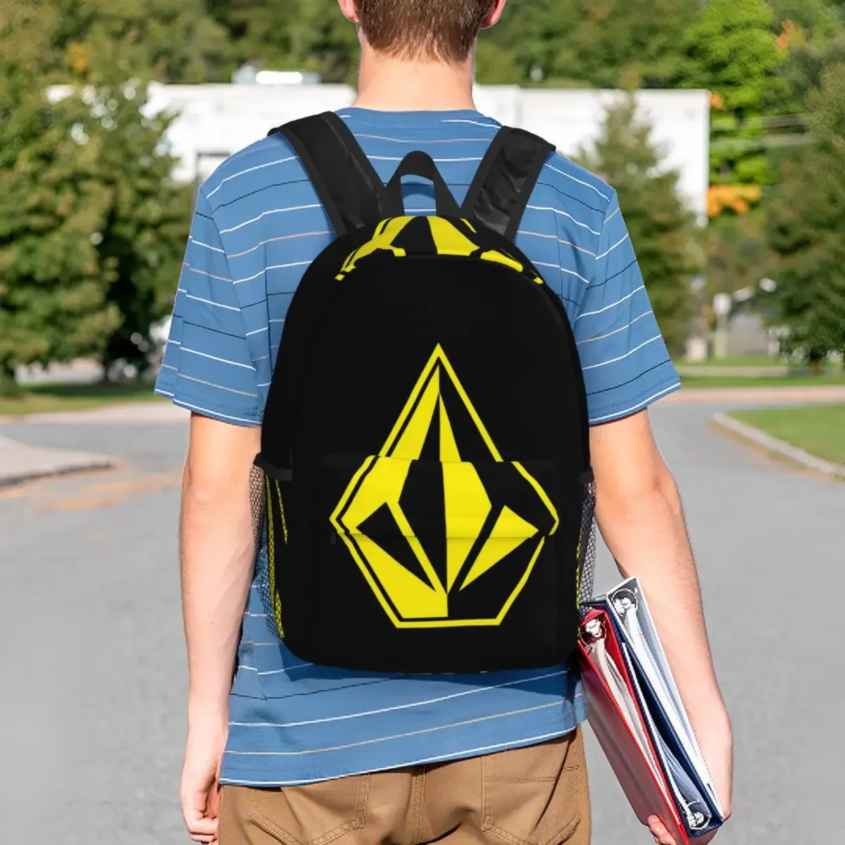 Volcom Logo Backpacks Teenager Bookbag Casual Children School Bags Laptop Rucksack Shoulder Bag Large Capacity