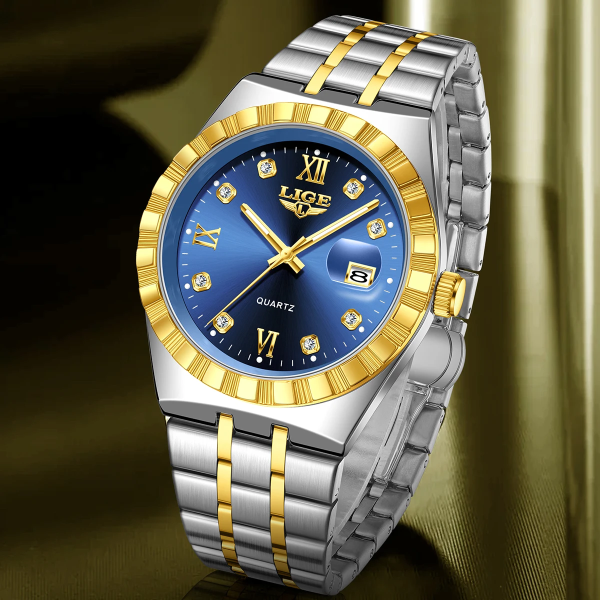 LIGE Top Brand Luxury Men Watc - Luxury Watch Business review and price