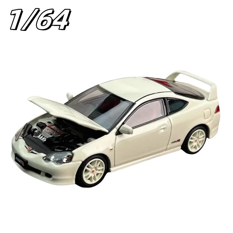 1:64 Honda INTEGRA TYPE R DC5 diecast alloy car model, children's collection of decorative toys, holiday gifts for friends.