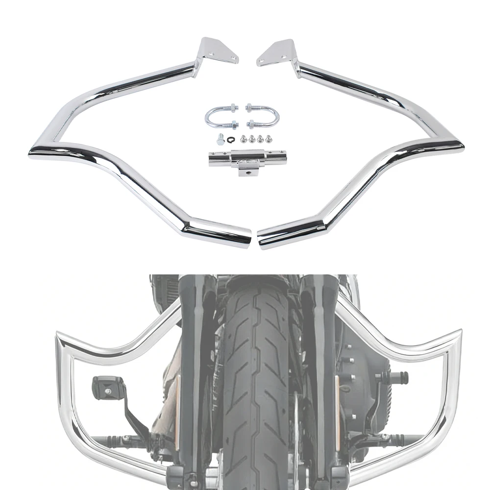 

Motorcycle Crash Bar Engine Guard Highway Bar for Harley Dyna Fat Bob Low Rider Street Bob Wide Glide Switchback 2006-2017