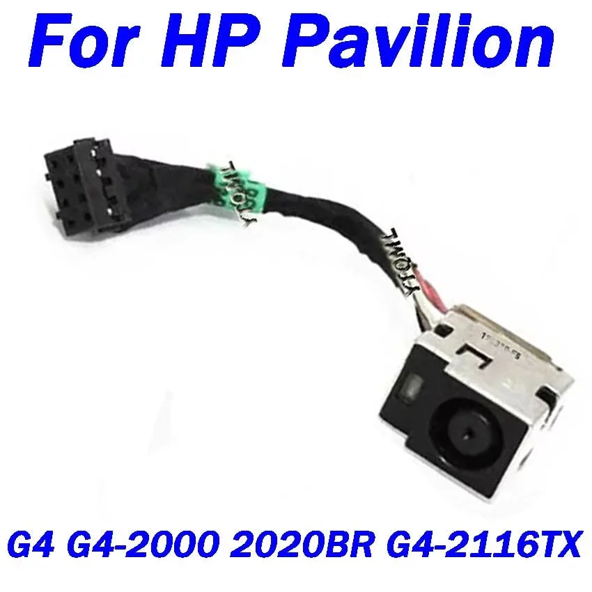 1Pcs  For HP Pavilion G4 G4-2000 2020BR G4-2116TX  Charging Port Connector New Laptop DC Power Jack Cable