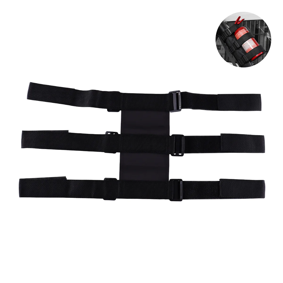 

Car Mount Extinguisher Strap Nylon Durable Holder For Flashlight Cup Fixing Rope Band Vehicle Interior Storage Organizer