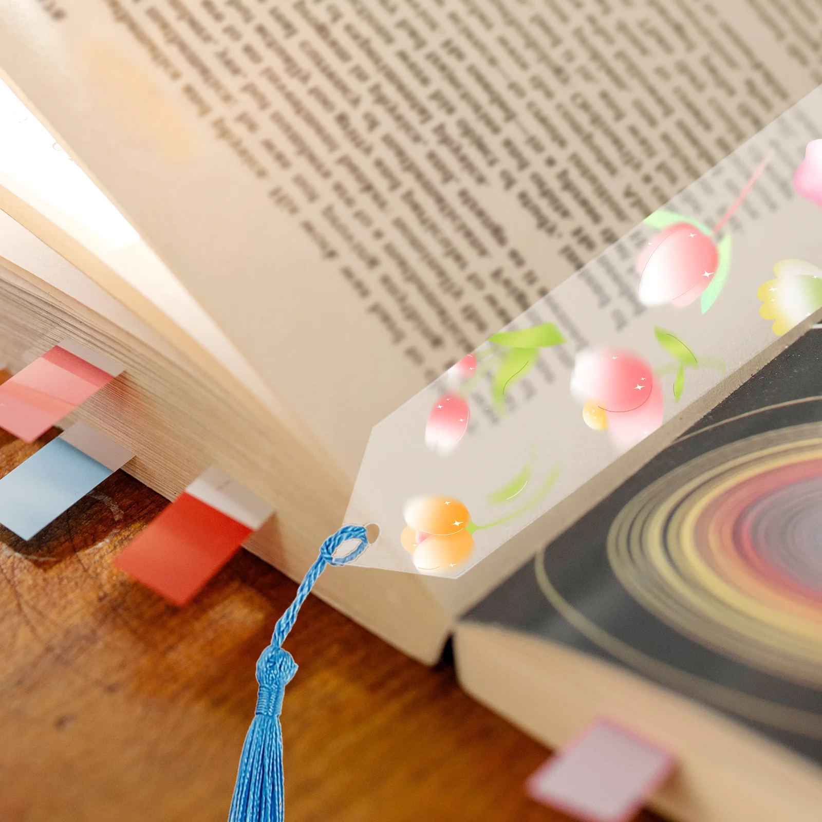 

30 Sets Transparent Bookmark Marker with Tassel Blank Bookmarks for Crafts Arcylic Acrylic Markers Student