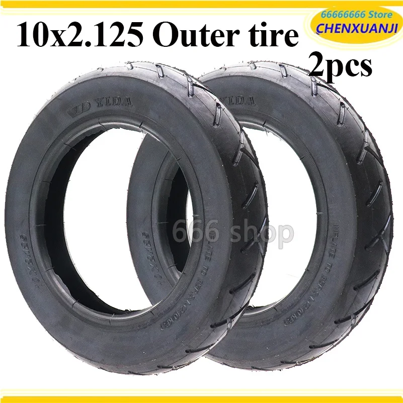 Hoverboard Tire Scooter Tyre 10x2.125 Rubber with Inner Tube for 10 