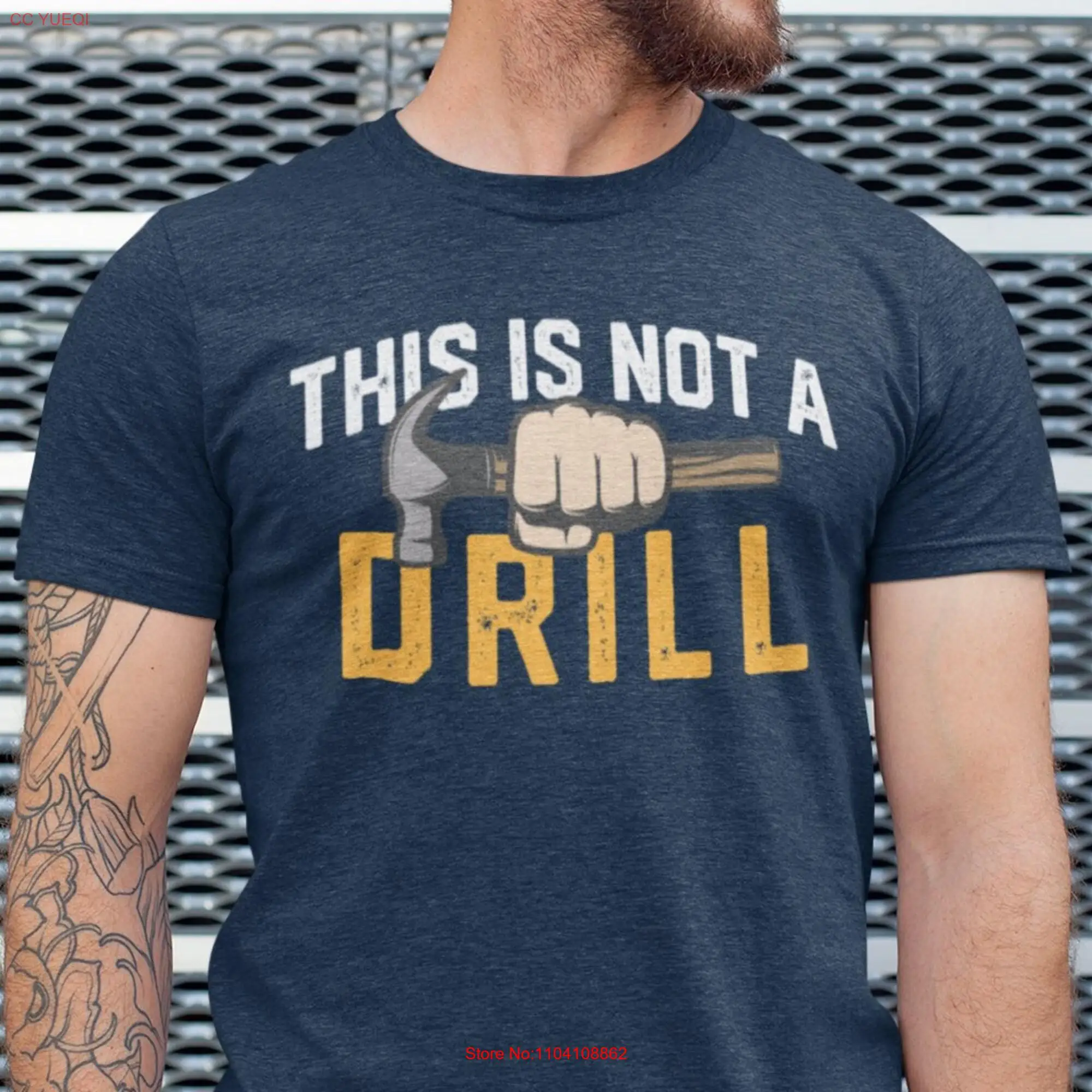 Woodworking T Shirt Mechanic Construction Woodwork For Dad Fathers Day Husband Handyman  long or short sleeves