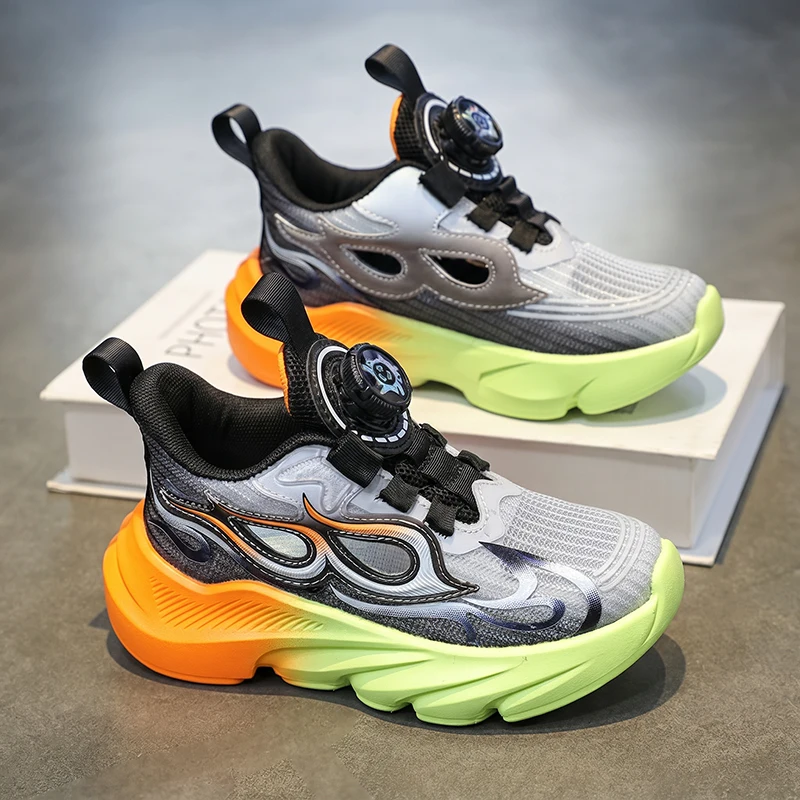 

Summer Children Fashion Sneakers Soft Cushion Insole Non Slip Outsole Lightweight Shoes for Outdoor Sports and Travel