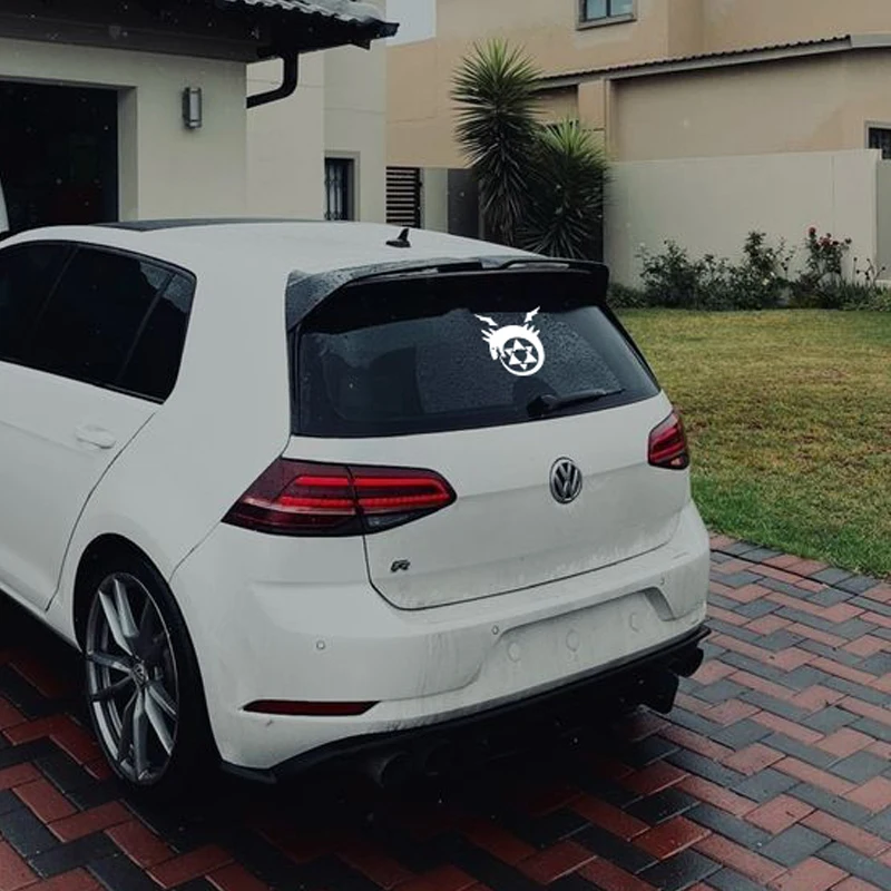 شارات ALCHEMIST Ouroboros، مثل وشم Lust، لعشاق الرسوم المتحركة والمحبي، ملصق عالي الجودة للسيارات والشاحنات والدراجات النارية وأجهزة الكمبيوتر المحمولة #3