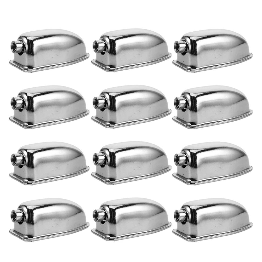 

12pcs Metal Lugs Single End Snare Drum Replacement High Precision Durable Stable Performance Compact Lightweight Drum Set Parts