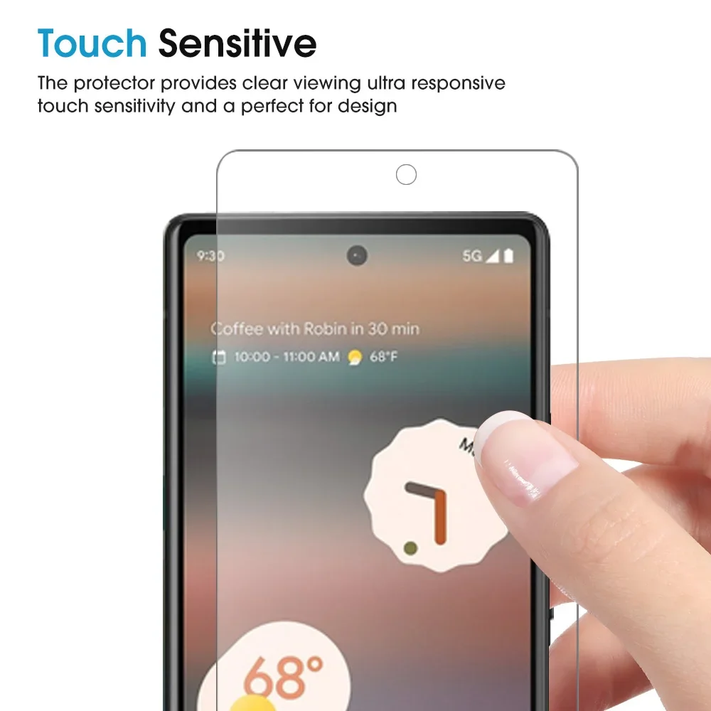 1-3PCS Tempered Glass For Google Pixel 3 3XL 4 4XL 4A 6 6Pro 6A 7 Screen Protectors HD Protective Film For Google Pixel 6A 7A 5G