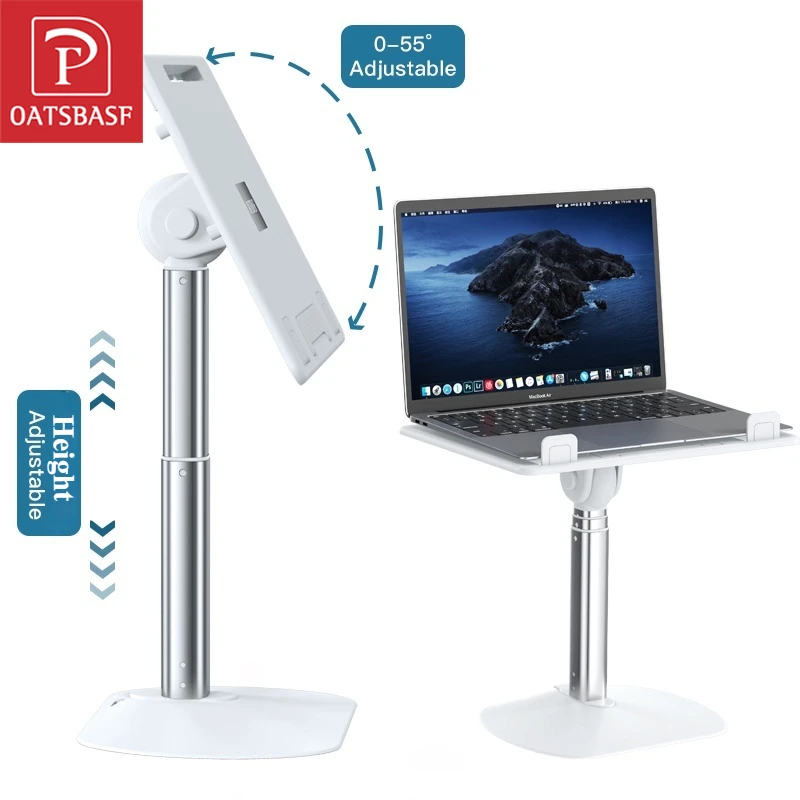 OATSBASF soporte plegable para ordenador portátil para Macbook Air Pro Xiaomi Tablet PC soporte de refrigeración portátil soporte para portátil accesorios para ordenador portátil