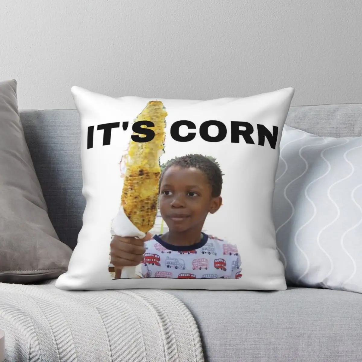 

Tariq Tull Its Corn Gregory Brothers Pillowcase Polyester Linen Velvet Pattern Zip Decorative Pillow Case Sofa Cushion Cover