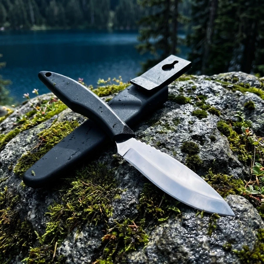 20CBL  Straight Knife 7Cr13Mov Blade Nylon Fiber Handle High Hardness and Sharp Outdoor Camping and Exploration Tool Men's Gifts
