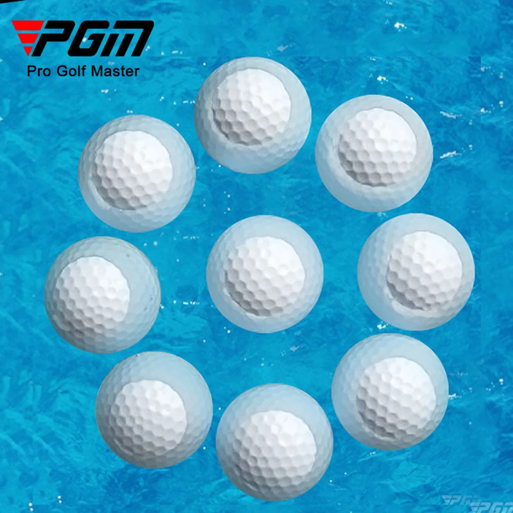 1PCS PGM Golf Floating Water Ball No Sink Synthetic Rubber Double Layer 44g Far Distance Triaining Golf Float Ball