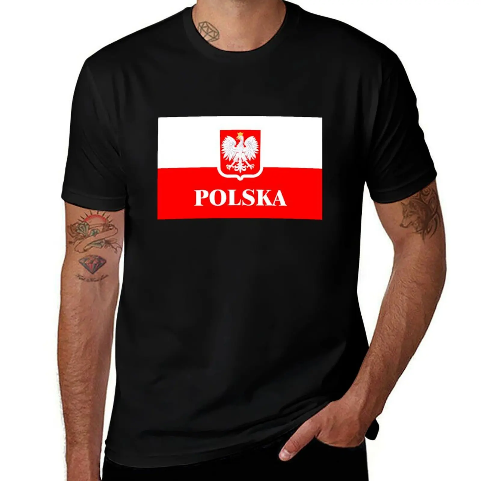 

Polska 1 T-Shirt t shirts for man graphic vintage t shirt man luxury T-Shirt