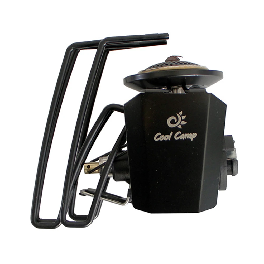 حقيبة ظهر قابلة للطي للمشي لمسافات طويلة فرن الغاز خفيفة الوزن الإشعال المعونة في الهواء الطلق أجزاء طباخ السياحية نزهة المشي لمسافات طويلة بقاء تجهيزات المطابخ #2