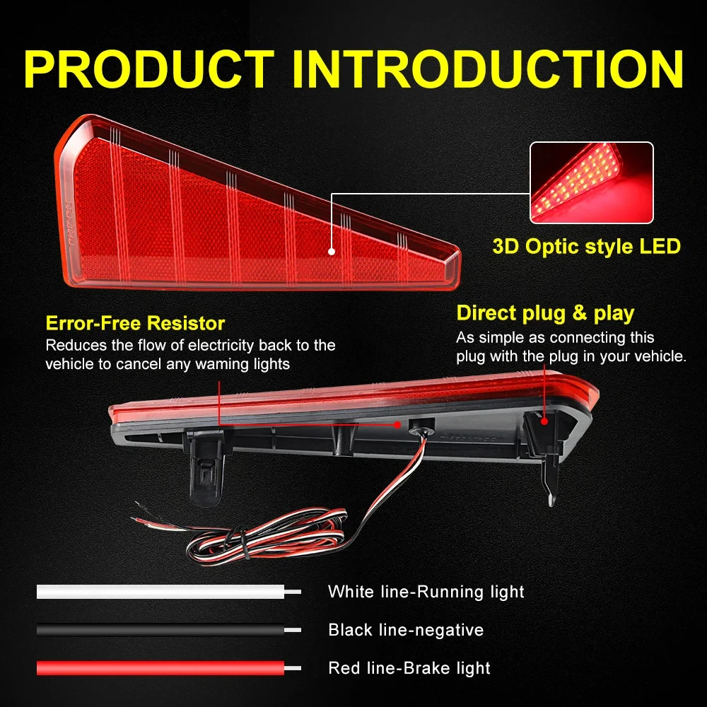 2 قطعة سيارة لتويوتا نوح فوكسي 80 سلسلة 2014 2015 2016 2017 2018 LED المصد الخلفي عاكس الفرامل ضوء مصباح الضباب الخلفي #1