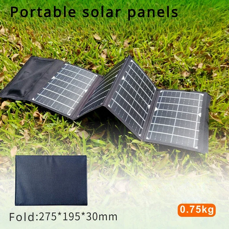 

2024 New Solar Charging Board Folding ETFE Design Accessories Modern Home Portable Minimalist Black Charging Pack Simple Balcony