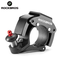ROCKBROS Portable Bicycle Bell Aluminum Alloy Horn Small Volume Sound Alarm For Safety MTB Road Bike Ring Bicycle Accessories